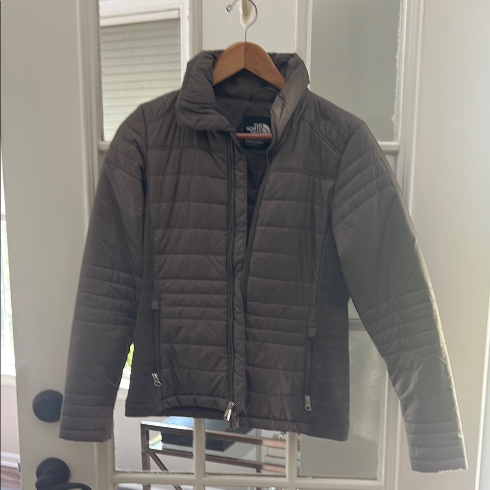 The North Face Black and White Logo Jacket